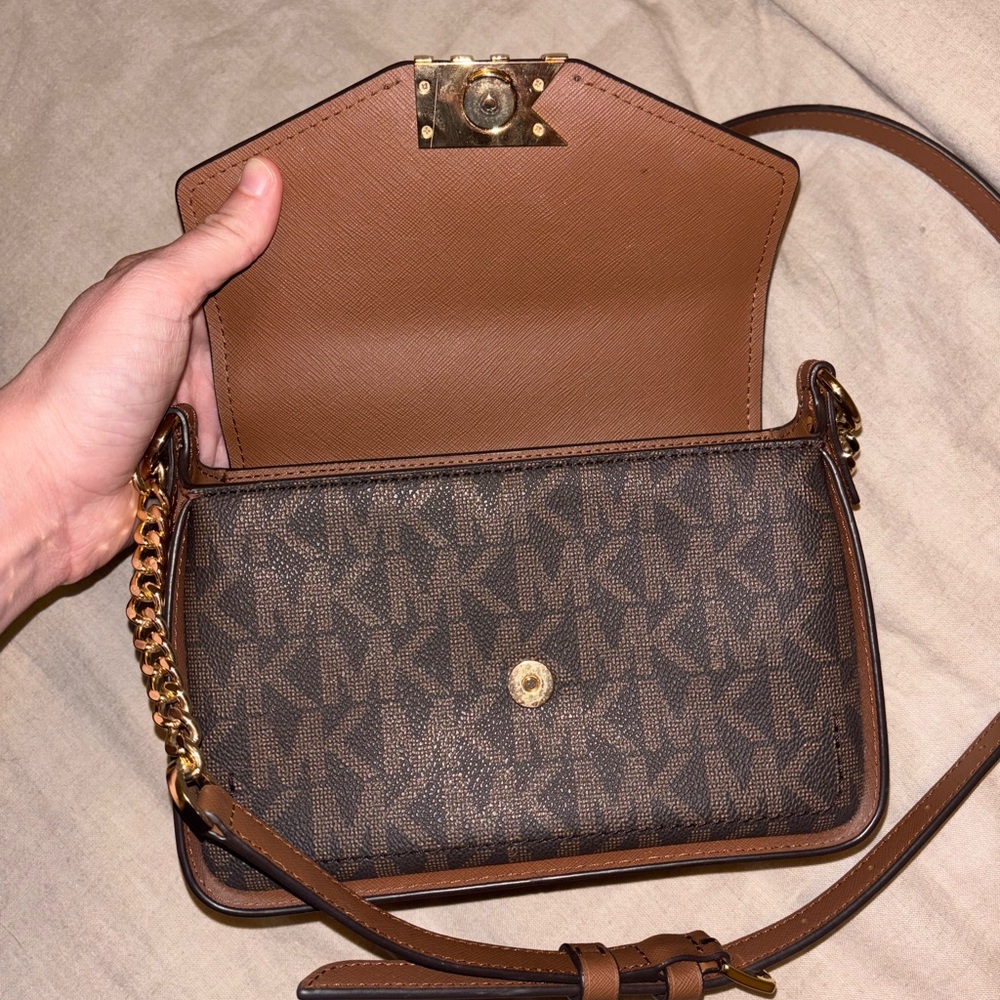 Michael Kors Brown Crossbody Bag - Picture 7 of 9
